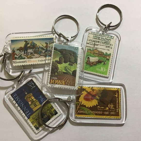 State Keychain: Kansas, Kentucky, Iowa, Missouri, Tennessee, Central Region 5/10 - Picture 1 of 10